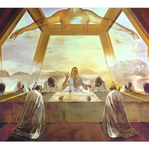 Affiche Art Salvador Dali - La Cene 80x60cm