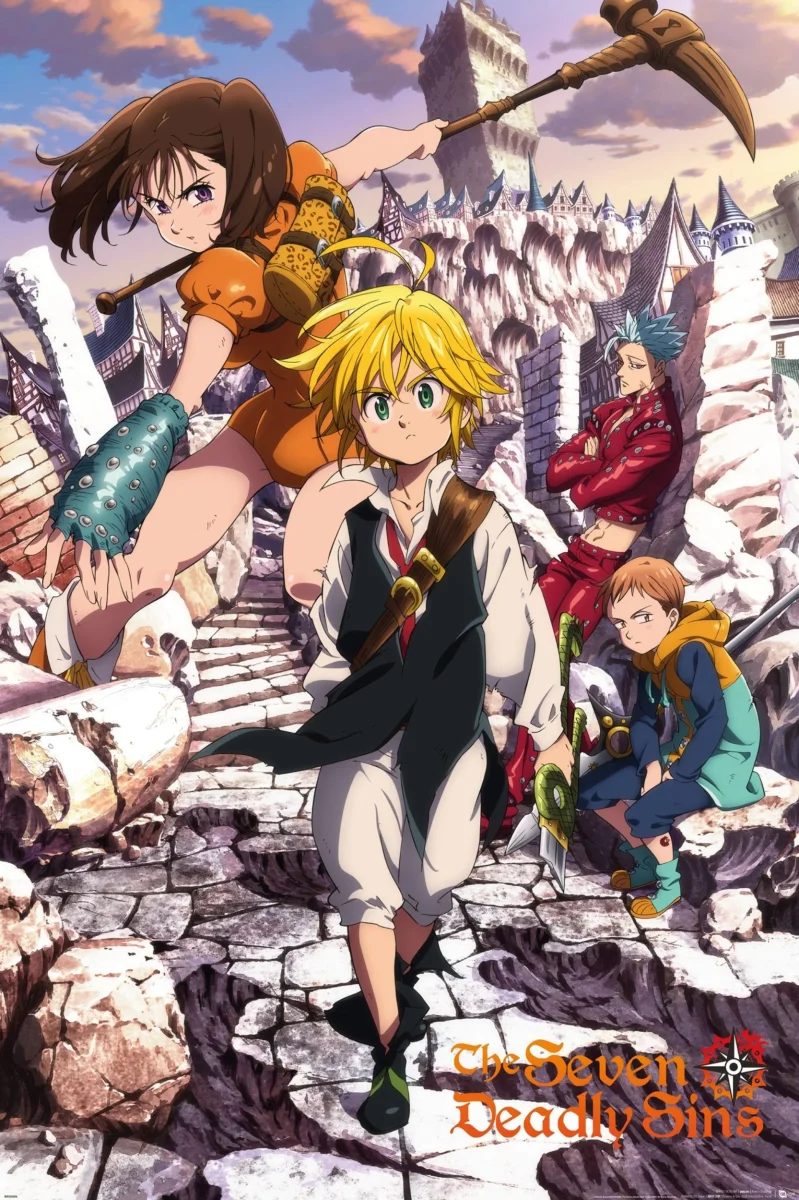 Poster The Seven Deadly Sins - Key Art 2 61x91,5cm – Image 2