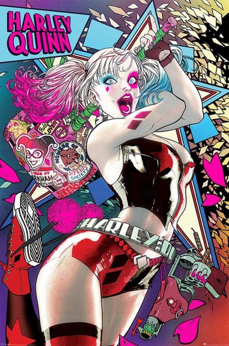 Poster Batman - Harley Quinn Neon 61x91,5cm – Image 2