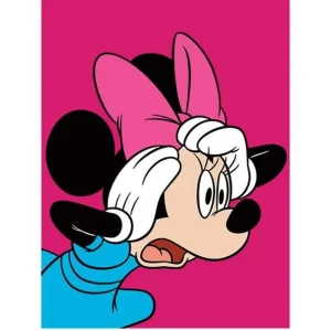 Affiche Art Minnie Mouse - Shocked 60x80cm