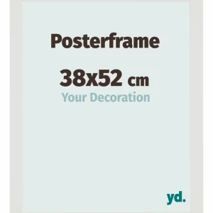 Cadre d'affiche 38x52cm Blanc Mat MDF Parma