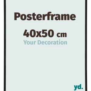 Cadre d'affiche 40x50cm Noir Mat Plastique Paris