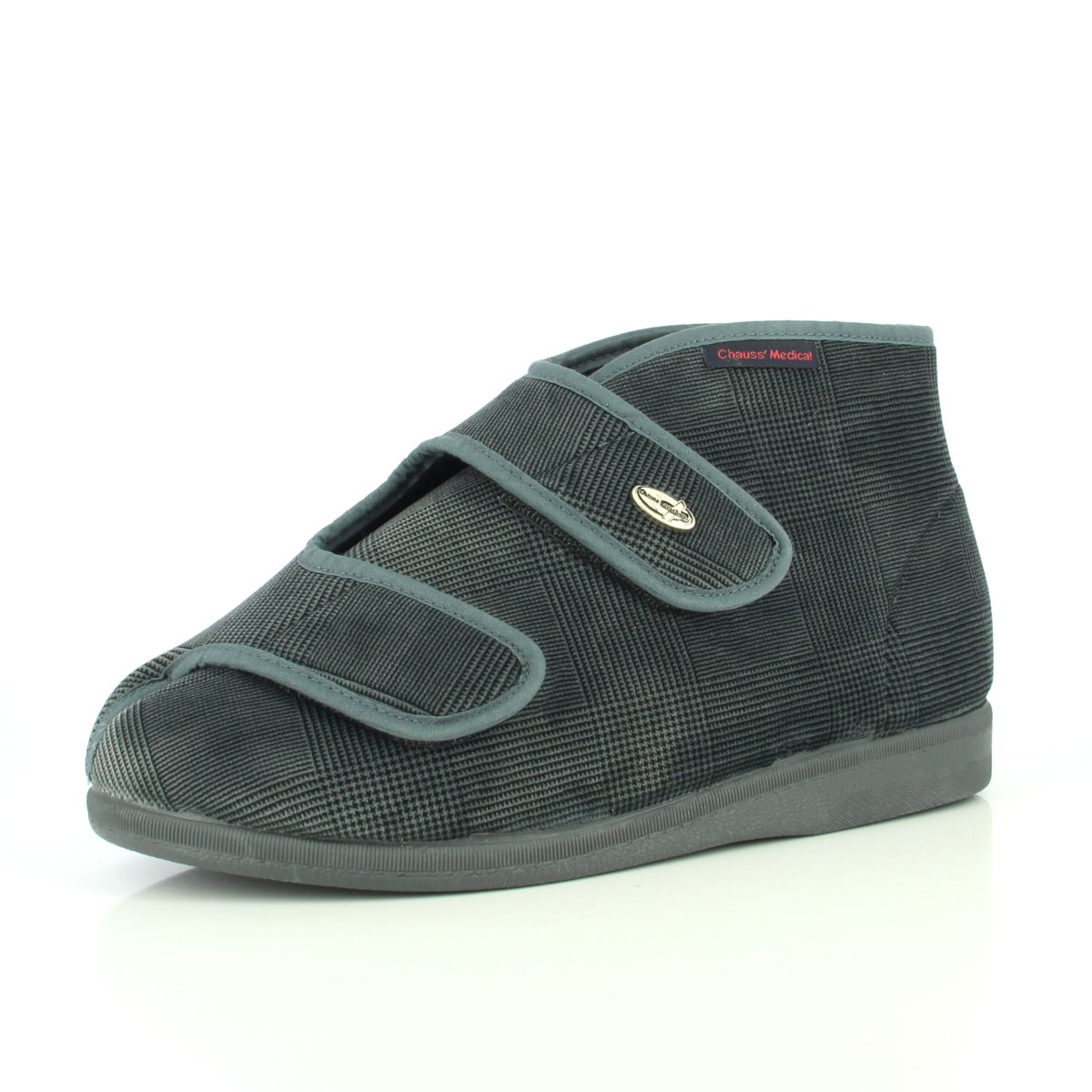 DOUR GRIS : Chaussons montants confortables