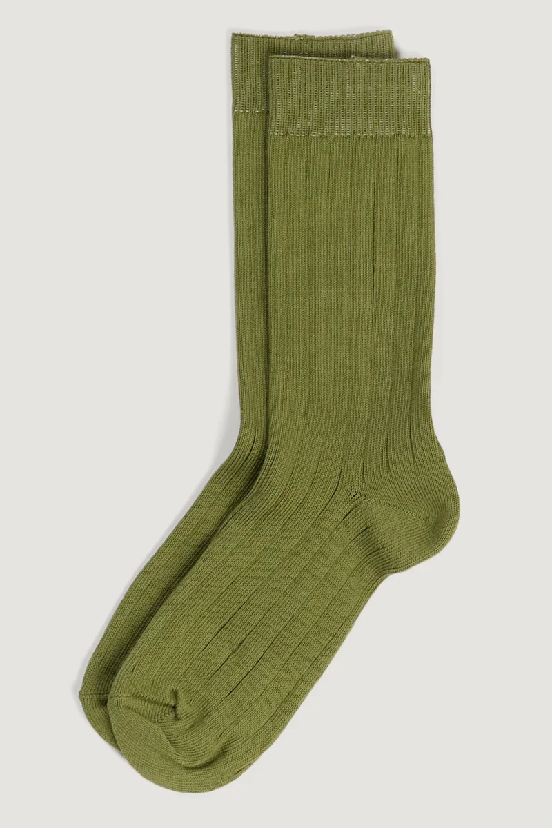 Chaussettes Romeo vert – Image 2