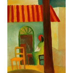 Affiche Art August Macke - Caffe Turco 60x80cm