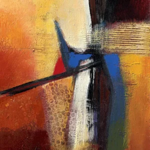 Affiche Art Bea Danckaert - Blue intervention 50x70cm