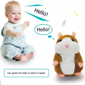 Adorable Jouet Peluche Hamster Parlant , Qui répète ce que vous dites