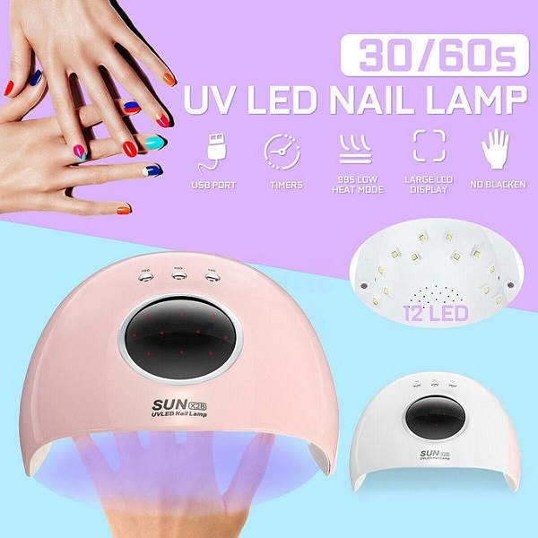 Appareil Sèche Vernis Ongles Avec Lampe LED UV – Image 6