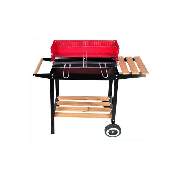 Barbecue à Charbon Wagon + Présentoir A Brochettes – Image 5