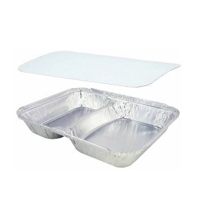 50 Boîtes Aluminium Alimentaire 23 x 17 x H4cm