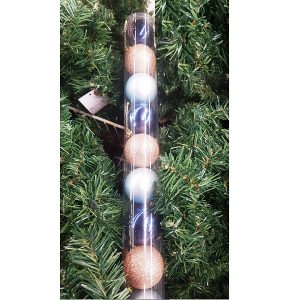 10 Boules De Noël 4 Couleur 6 cm