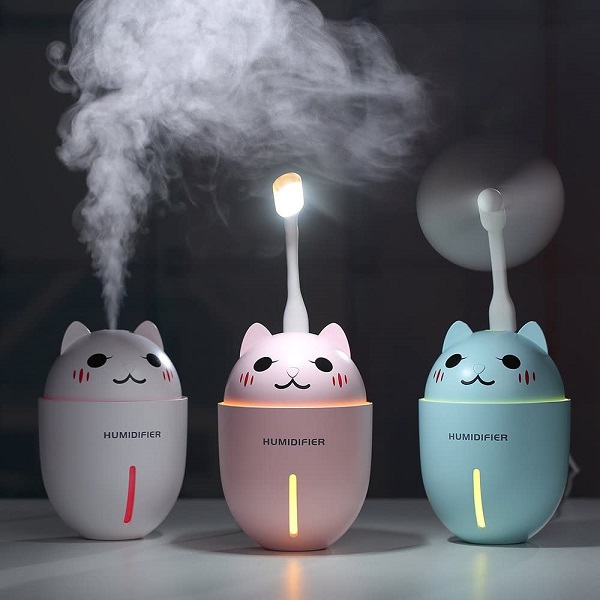 Diffuseur huiles essentielles CHAT 3 en 1 – USB