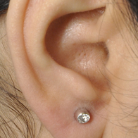 Boucles Cristal Zircon Petites – Image 2