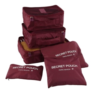 Set De 6 Sac De Rangement Organisation Valise