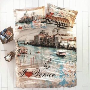 Parure De Lit  2 Places 100% Coton 3D VENICE