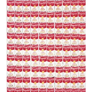Affiche Art Andy Warhol - One Hundred Cans 1962 65x90cm