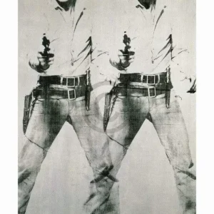 Affiche Art Andy Warhol - Elvis 1963 Double 60x90cm