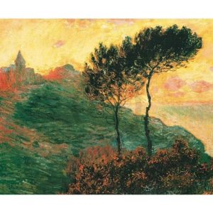 Affiche Art Claude Monet - The Church at Varengeville 80x60cm