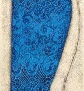Affiche Art Ira Tsantekidou - Lady in Blue 32x128cm