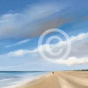 Affiche Art Hans Paus - Along the Sea I 100x50cm