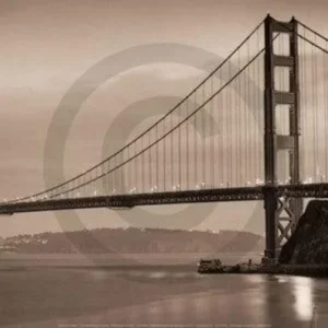 Affiche Art Alan Blaustein - Golden Gate Bridge II 90x30cm