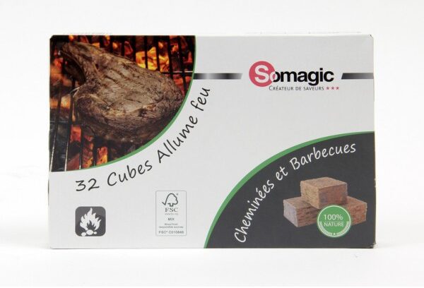 32 Cubes Allume Feu Bio SOMAGIC – PPBBQ – Image 2
