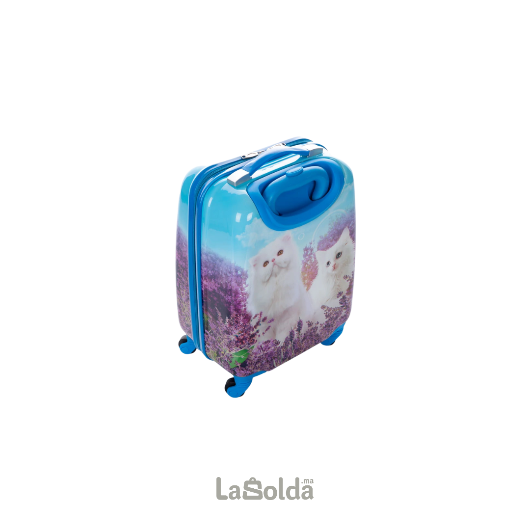 Valise Cabine Enfant Chatons – 4 Roues – Design Kawaii – Image 4